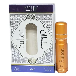 Alif Sultan Roll-On Attar 6ml (R15) – Long-Lasting